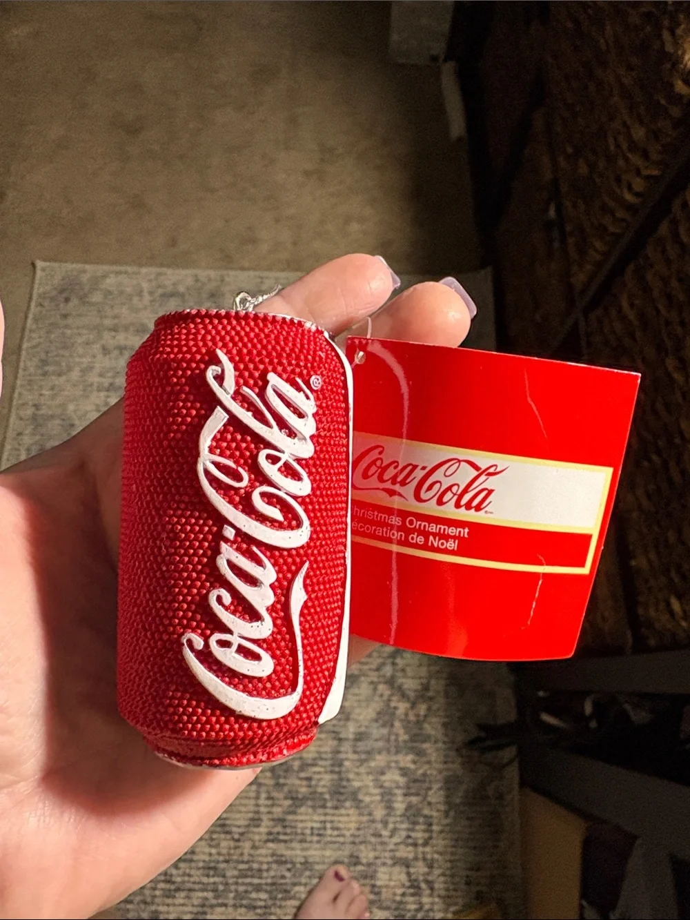Lot of Coca-Cola, Santa Claus Christmas ornaments please look!